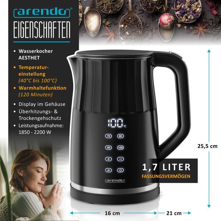 Produktbild Arendo Wasserkocher (1.70 l)