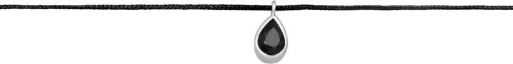 Immagine prodotto Elli Collana Choker Ciondolo a goccia di cristallo Argento 925 (Nylon, Zirconia, Argento 925)