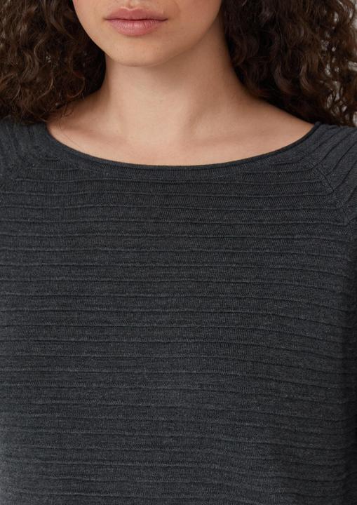 Produktbild S.Oliver Strickpullover Pullover mit Strukturmuster aus Viskosemix (50)