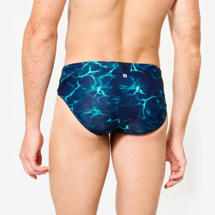 Produktbild Nabaiji Badehose Slip Herren - 900 Tiare blau/grün (44)