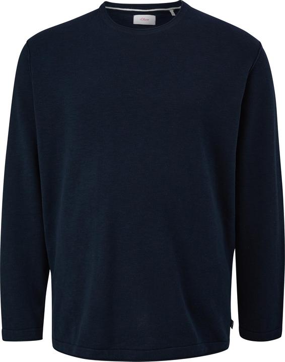 Produktbild s.Oliver Strickpullover Strickpullover mit Rundhalsausschnitt (4XL)