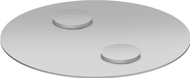 Produktbild LogiLink Rauchmelder Befestigungsset Ø4 cm, magnetisch