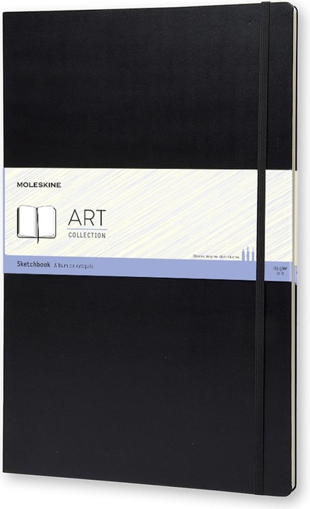 Moleskine ART PLUS - Sketchbook A3 (A3, Blanc, Couverture rigide)