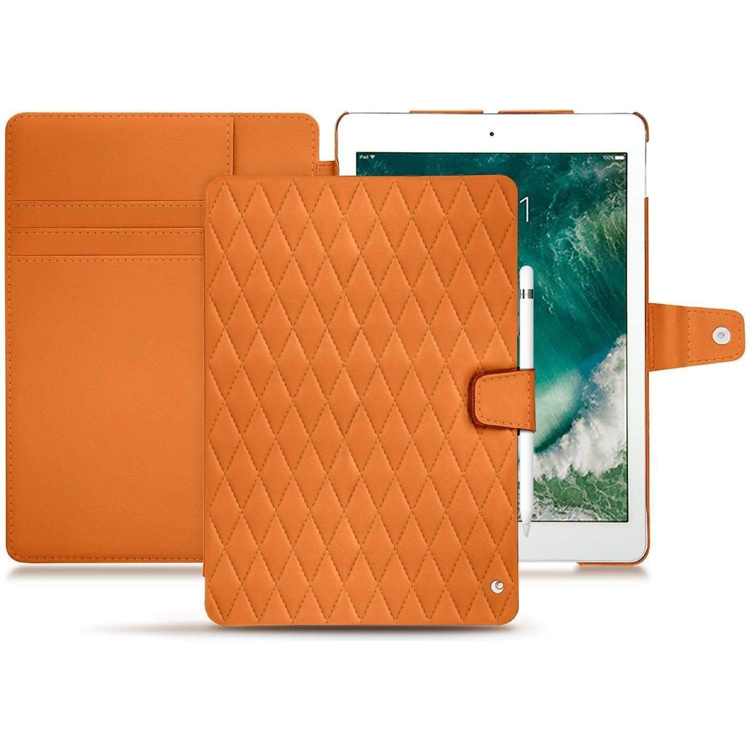 Noreve Lederschutzhülle Wallet (iPad Pro 10.5), Tablet Hülle, Orange