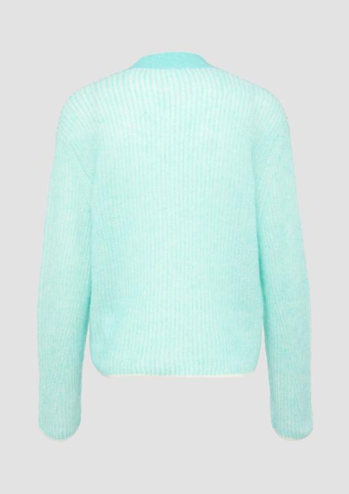 Immagine prodotto S.Oliver Strickjacke Lockere Strickjacke aus Alpakamix mit Rippstruktur (48)