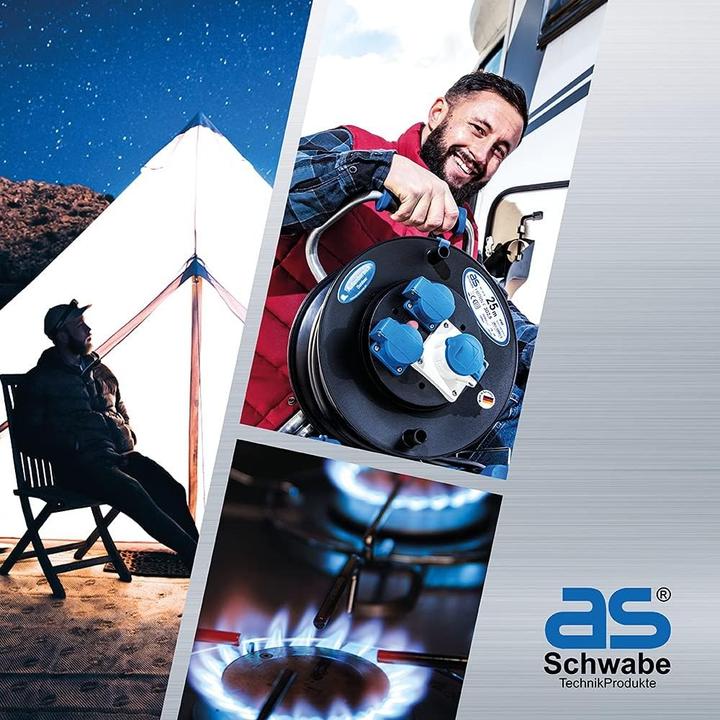 Produktbild As - Schwabe CEE-Camping-Kabeltrommel (25 m, 2.50 mm²)