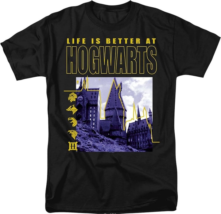 Immagine prodotto Life Is Better At Hogwarts Maglietta Mono Adulto Unisex (L)