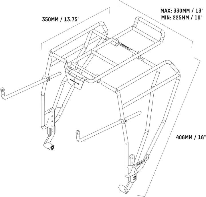 Produktbild Blackburn Unisex – Erwachsene Outpost Gepäckträger, Mehrfarbig, Einheitsgrösse