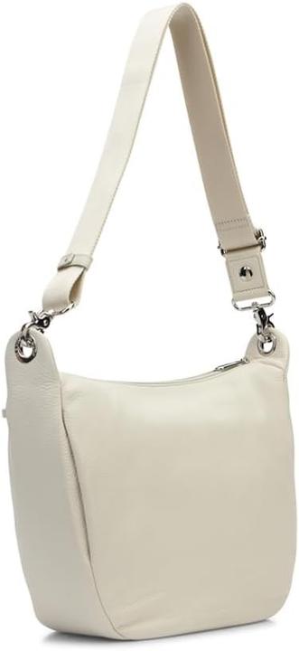 Actual product image Mandarina Duck Mellow Leather Crossover with Adjustable Strap, Detachable Hook, and Interior Pockets
