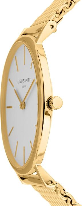 Productafbeelding Liebeskind Berlin Liebeskind LS0091MQB Wrist Watch and Bead Bracelet Set Ip Gold Modern (Cadeauverpakking, 38 mm)