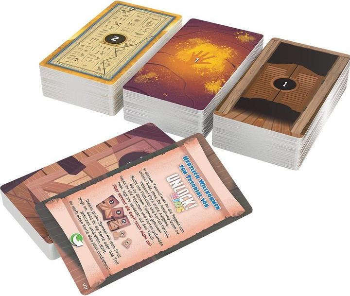 Image du produit Asmodée Unlock! Kids : Histoires du passé, jeu de réflexion, pour 1-4 joueurs, dès 6 ans (Allemand, 1 - 4 Joueur)