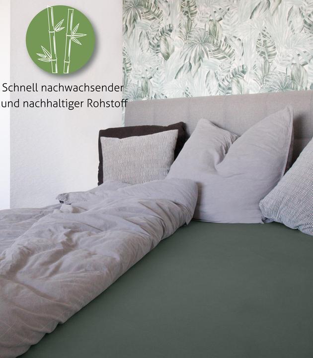 Produktbild Aspero Bambus Spannbettlaken Macau (180 x 200 x 30 cm)