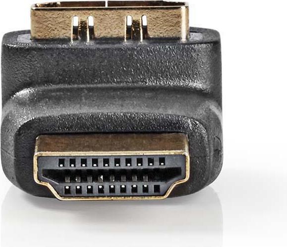 Actual product image Nedis HDMI angle adapter, HDMI male / HDMI female (HDMI, 8 cm)