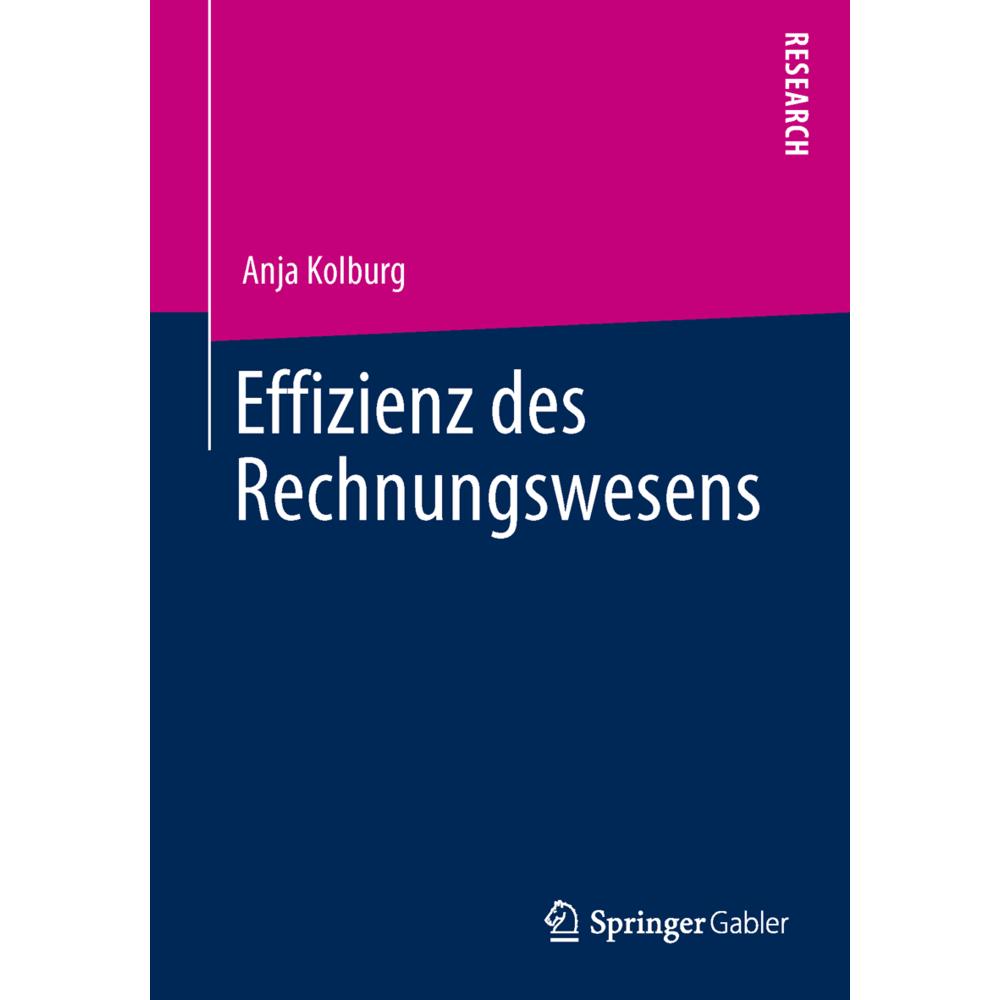 Thumbnail - Effizienz des Rechnungswesens, Fachbücher von Anja Kolburg