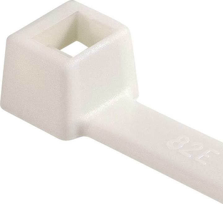 Actual product image HellermannTyton Hellermann Tyton T18R Cable Tie Polyamide White 100 Piece(s) (Plastic cable ties, 102 mm, 100 pcs.)