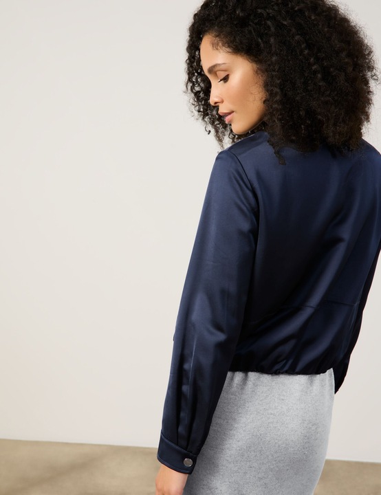 Produktbild Gerry Weber Satinierter Blouson Blazer Langarm gefüttert - 63970 (46)