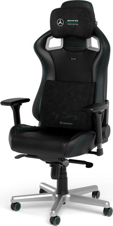 Actual product image noblechairs Memory Foam Pillow Set - Mercedes-AMG Petronas Formula One Team Edition