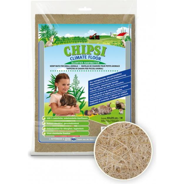 Thumbnail - Chipsi Climate Floor Hanf-Matte 45x95 cm (0.60 kg), Einstreu