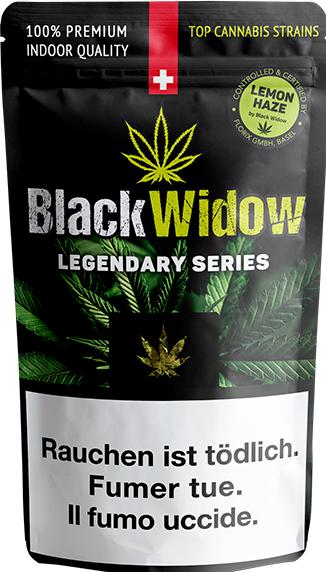 Black Widow Legendary Series 2g - Lemon Haze (2 g, Intérieur)