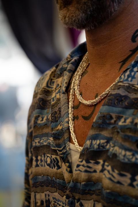 Produktbild Luxxos Königskette 4 x 4 mm aus 925 Sterling Silber (925 Sterling Silber, 55 cm)