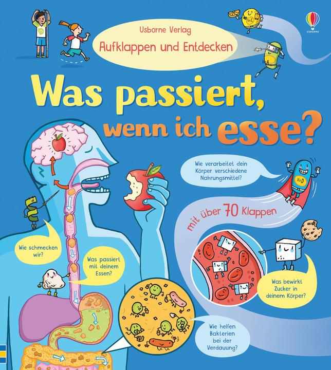 Actual product image Aufklappen und Entdecken: Was passiert, wenn ich esse? (German, Emily Bone., 2020)