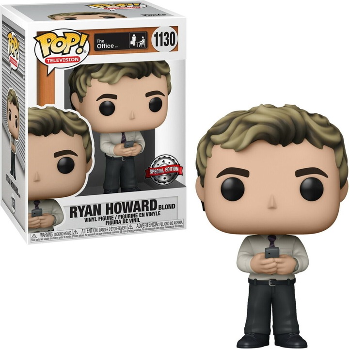Actual product image Funko POP! The Office Ryan Howard (Blonde)