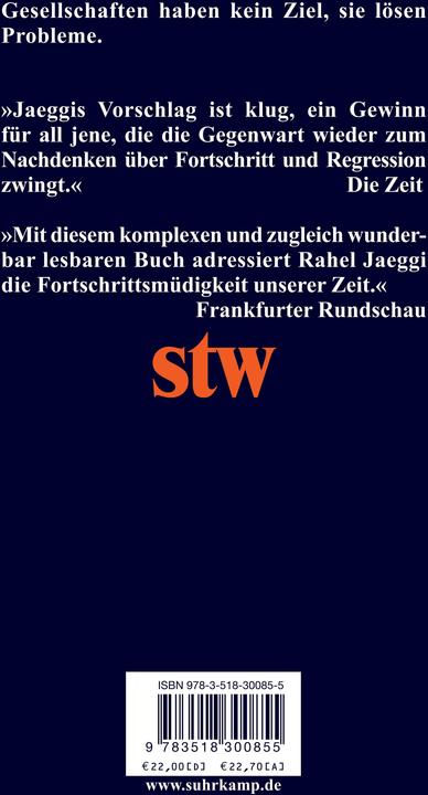 Produktbild Fortschritt und Regression (Deutsch, Rahel Jaeggi, 2025)