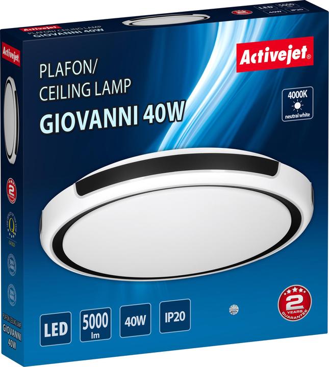 Image du produit Activejet Plafonnier à LED AJE-GIOVANNI 40W (5000 lm)