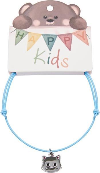 Immagine prodotto HCA Armband - "Happy Kids" - elastisches Band - Katze (15 cm, Senza allergie al nichel)