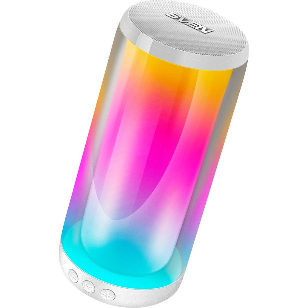 Thumbnail - Sven PS-265, baltas, power output (RMS), TWS, Bluetooth, FM, USB, Micro SD, lithium battery (Stromversorgung über USB), ...