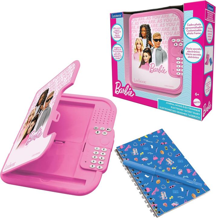 Actual product image Lexibook Elektronisches Tagebuch Barbie mit Stift & Notizbuch