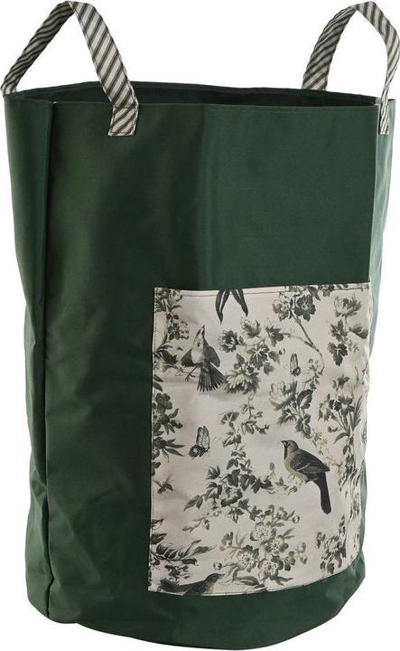 Esprit Tasche Home Weiss grün Baumwolle 40 x 40 x 60 cm