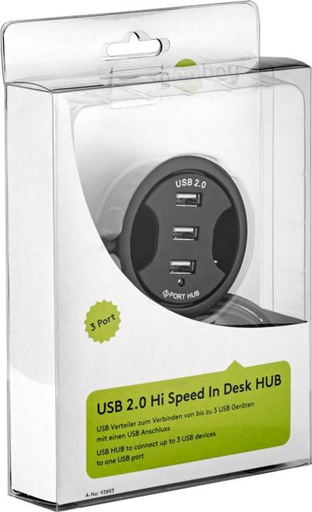 Image du produit Goobay HUB encastrable (USB-A, 3 ports)