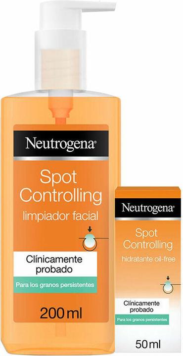 Neutrogena Visibly Clear Gel lavant non gras 200ml Set 2 articles (Gel nettoyant, 200 ml)