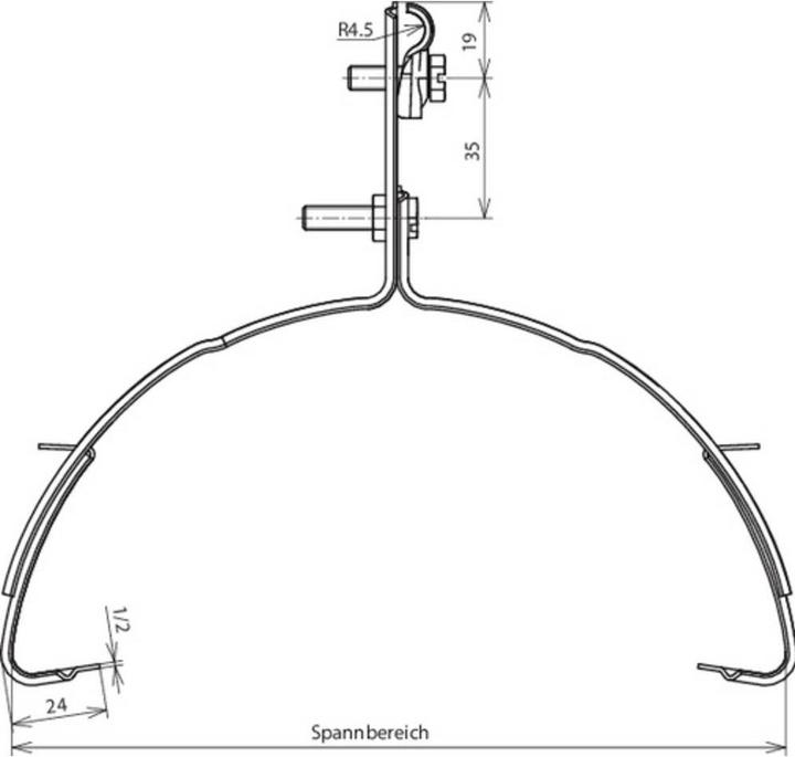Immagine prodotto Dehn Portaconduttore da tetto DEHNQUICK St/tZn f. 202020