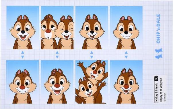 Produktbild Disney Chip & Dale Fotoaufkleber Sticker Collection