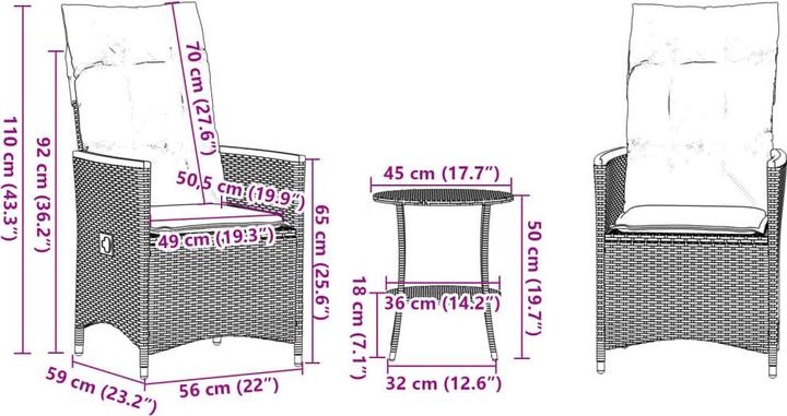 Produktbild vidaXL Rhys