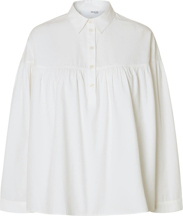 Selected Femme 100% Baumwoll Langarmbluse