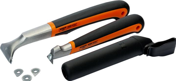 Produktbild Bahco ERGO Präzisionsfarbschaber-Satz mit Zwei-Komponenten-Griff, 265 mm × 145 mm × 50 mm