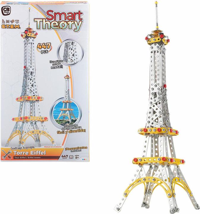 Colorbaby Konstruktionsspiel Tour Eiffel 447 Stücke (4 Stück)