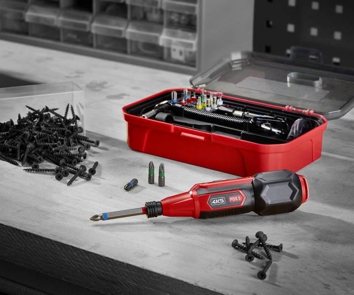 Productafbeelding 4K5 Gereedschap PDS 5-Set elektrische schroevendraaier maat (schroevendraaier) 1/4 (Gleuf, Phillipps kruissleuf (PH), Inbus, Kruisvormig PZ, T-profiel)