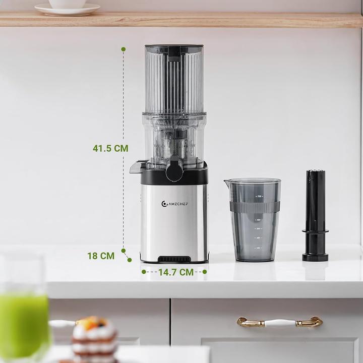 Produktbild Amzchef Slow Juicer mit grosser Einfüllöffnung
