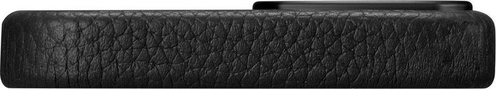 Actual product image iCarer litchi premium leather case for iPhone 14 Plus Magnetic leather case with MagSafe Black (WMI1 (Apple iPhone 14 Plus)