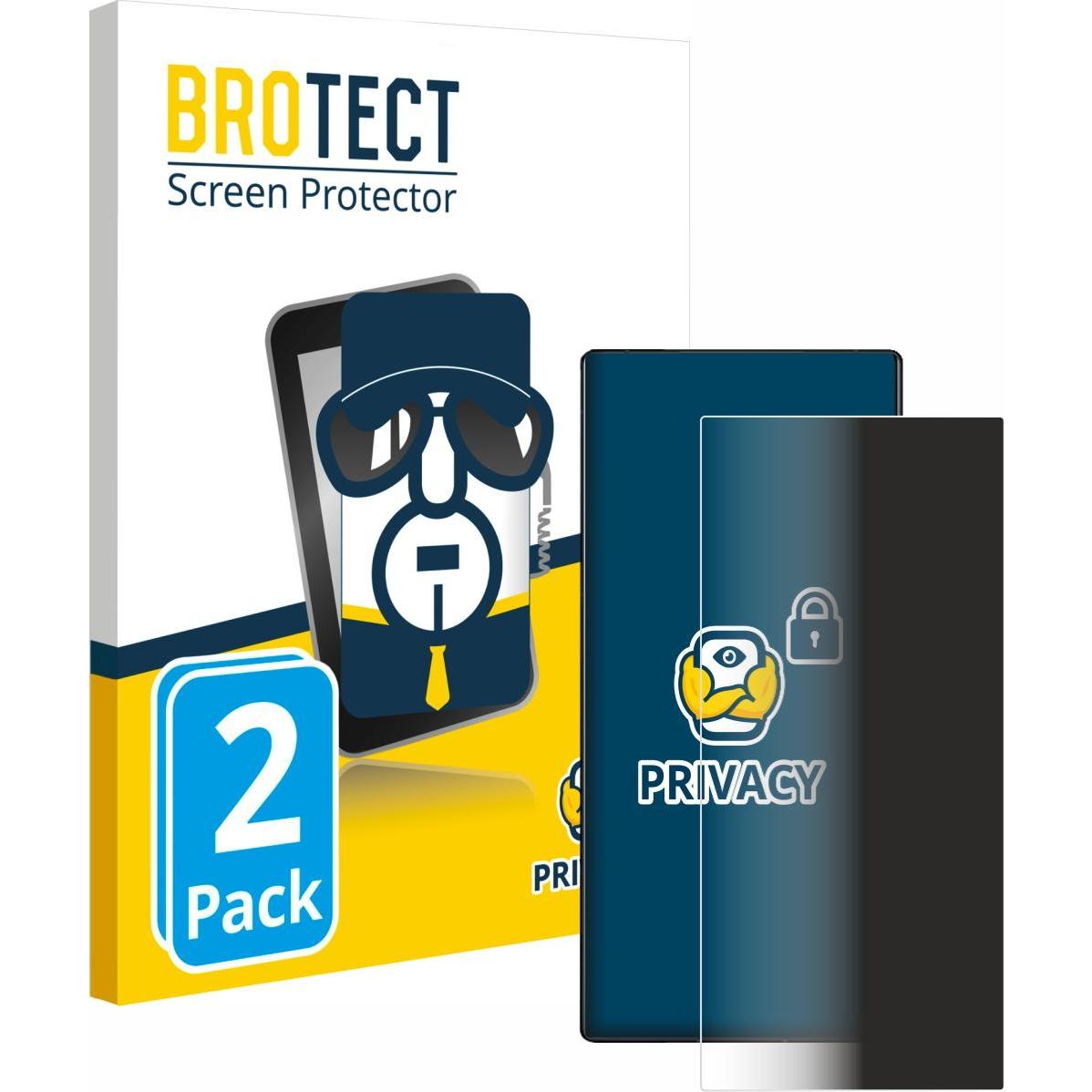 BROTECT Sichtschutzfolie Anti-Spy Privacy Folie Blaulicht-Schutz (2 Stück, Nubia Red Magic), Smartphone Schutzfolie, Bla...
