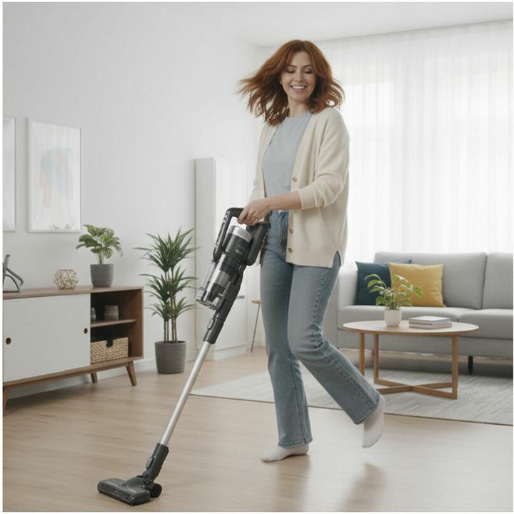 Produktbild Berger & Lanz Akku-Handstaubsauger mit Absaugstation