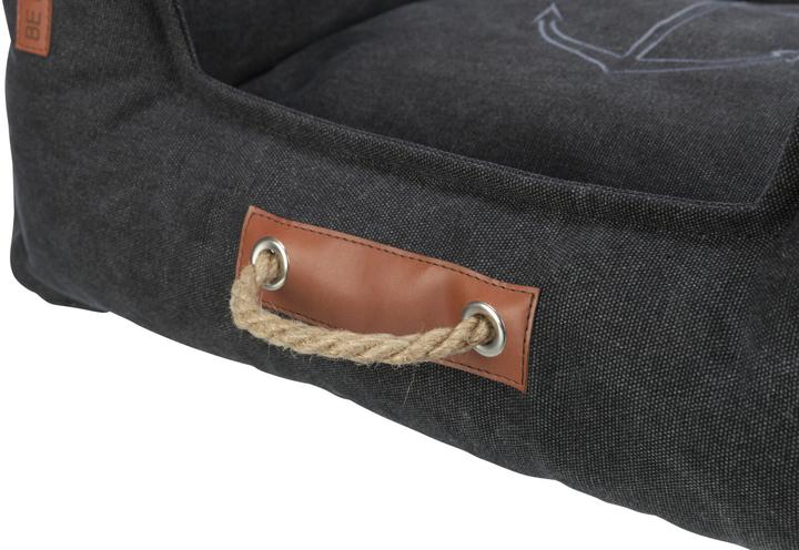 Image du produit Trixie Lit pour chien BE NORDIC Föhr, 100 × 80 cm, noir (Chien)