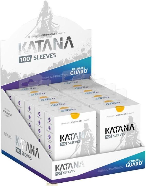 Produktbild Ultimate Guard Kartenhülle Katana Sleeves Standardgrösse Gelb 100
