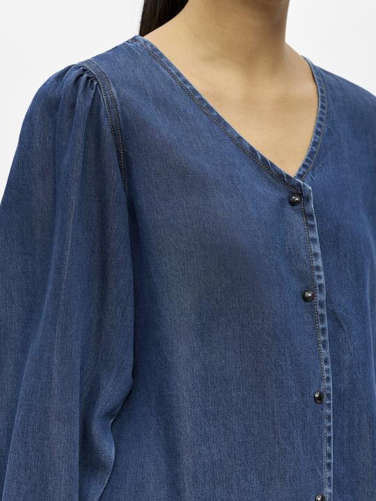 Produktbild Object Geknöpftes V-Ausschnitt Bluse (L)