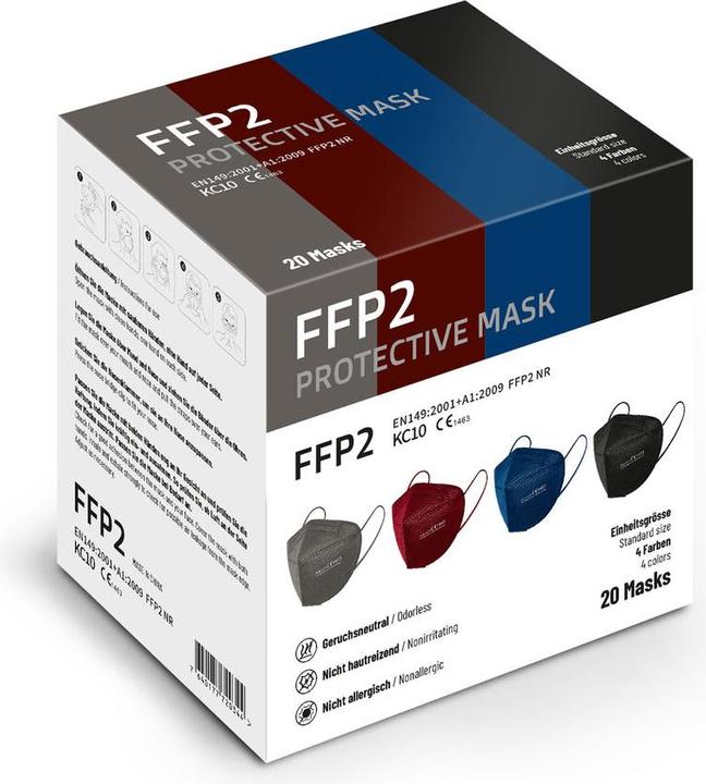 Actual product image Kangcheng PANDEMIE Osiris Mixed Mask Dark FFP2, Mundschutzmasken (FFP2)