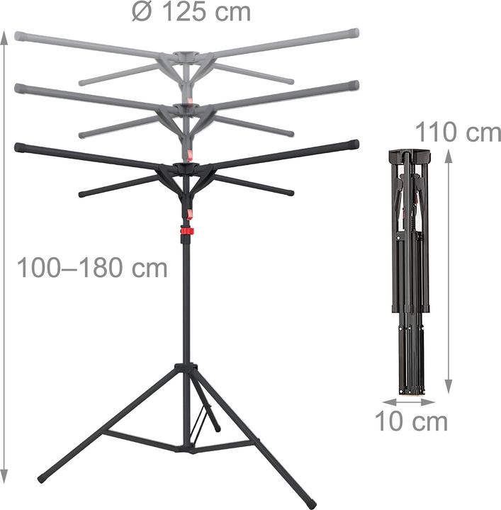 Actual product image Relaxdays Wäscheständer klappbar